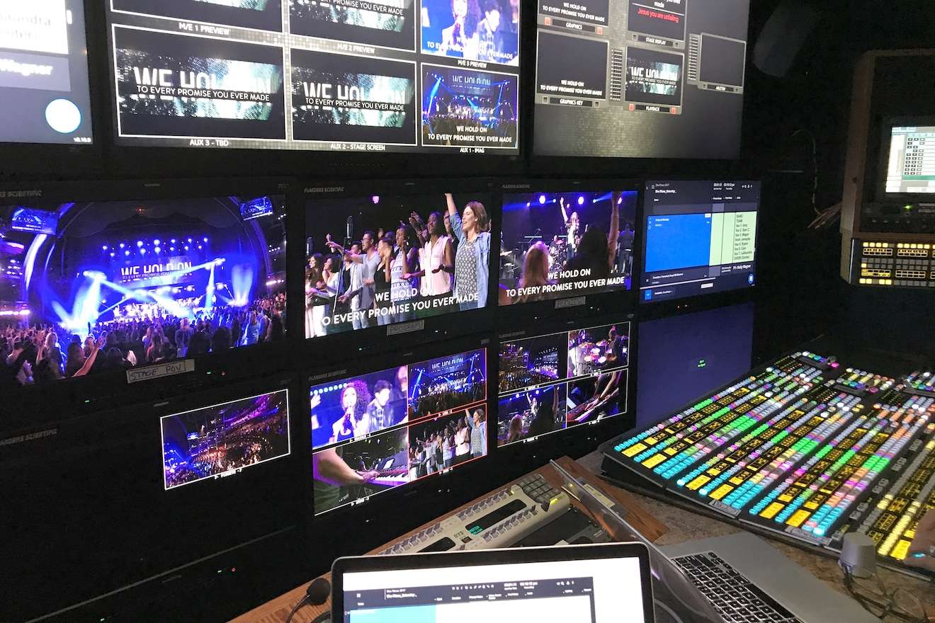 Working in TNDV truck at the Dolby Theater