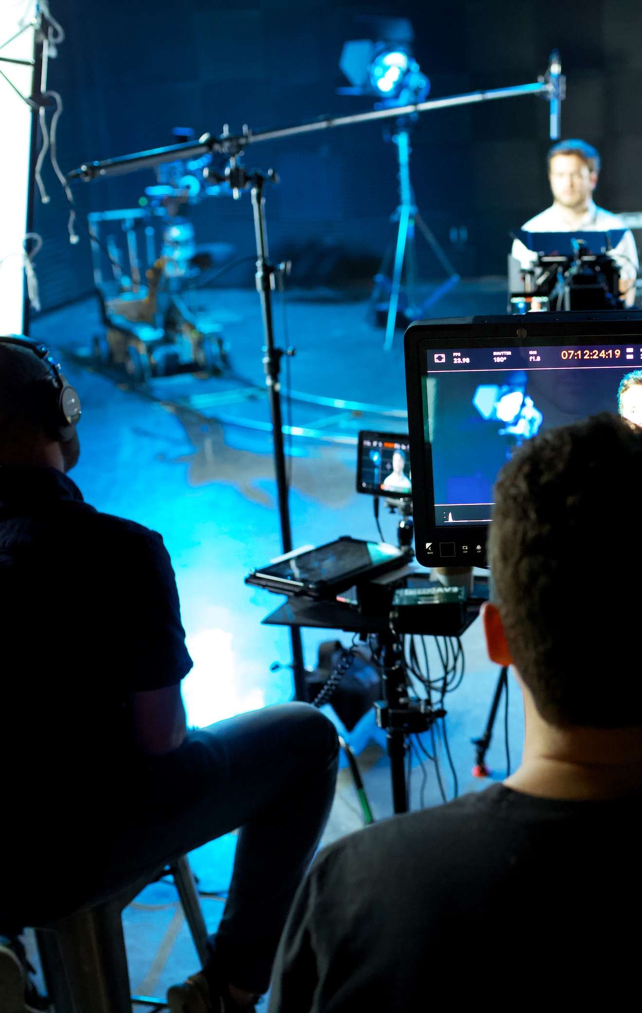 Shooting an interview for the CMA program video.