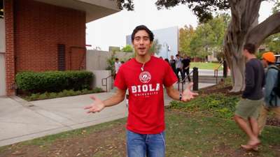 Framegrab of Zach King at Biola University